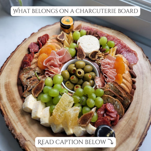 What belongs on a traditional/authentic charcuterie and cheese board