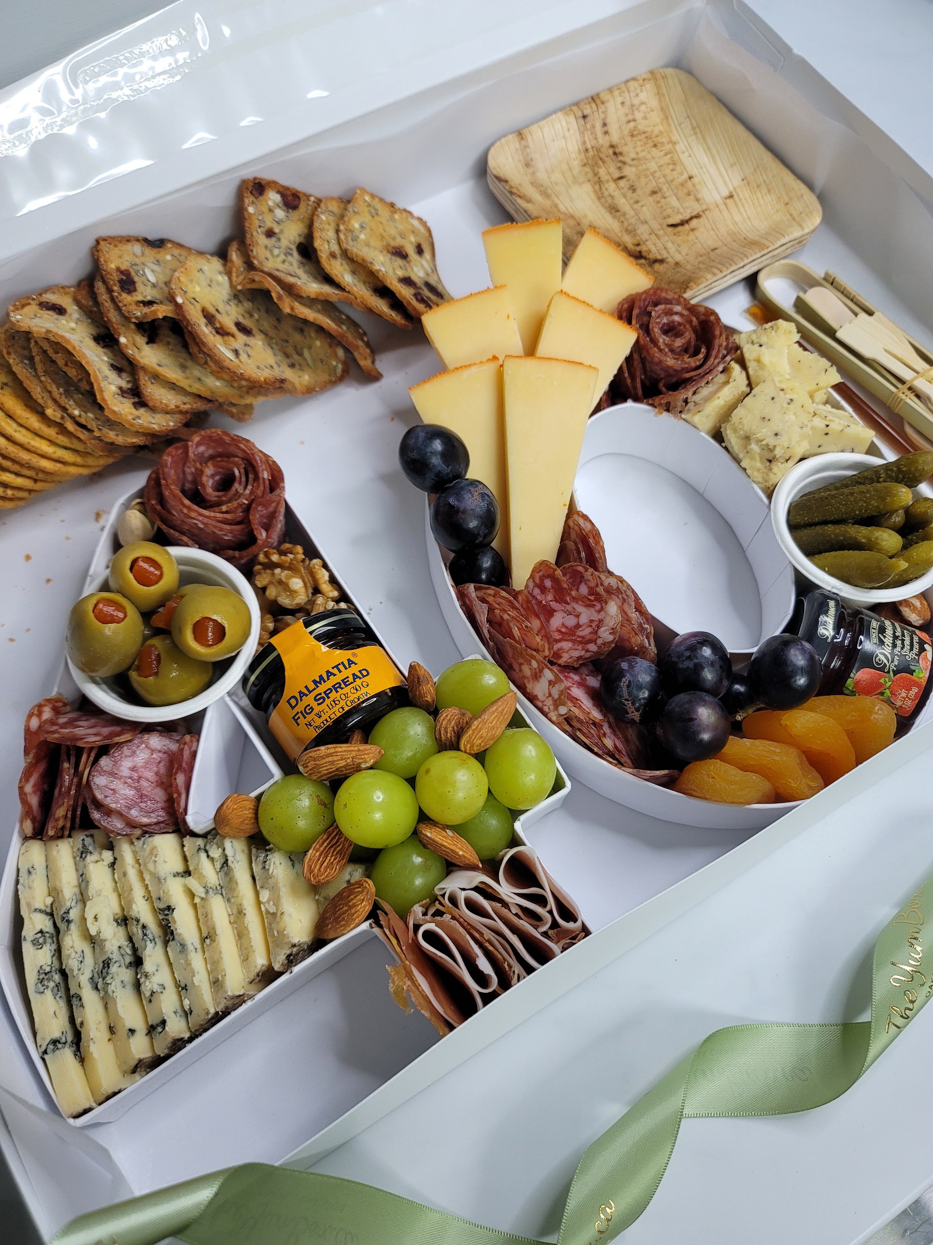 Charcuterie Number Boxes - Special Milestone - Oakville delivery/pickup –  The Yum Box
